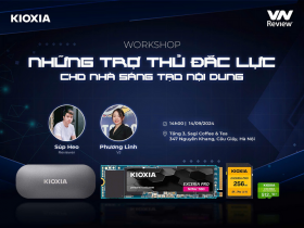 VnReview tổ chức Workshop cùng KIOXIA: Những trợ thủ đắc lực cho nhà sáng tạo nội dung