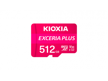 THẺ NHỚ MICROSD KIOXIA-512GB-EXCERIA CL10 UHS-I U3 GHI HÌNH 4K TỐC ĐỘ 100M/S- LMEX2L512GG2