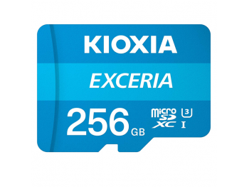 THẺ NHỚ MICROSD KIOXIA-256GB-EXCERIA CL10 UHS-I U3 GHI HÌNH 4K TỐC ĐỘ 100M/S-LMEX2L256GG2