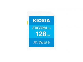 Thẻ nhớ SD KIOXIA EXCERIA G2 128GB CL10 UHS-I U3 V30 4K Đọc/Ghi: 100/50MB/s