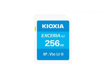 Thẻ nhớ SD KIOXIA EXCERIA G2 256GB CL10 UHS-I U3 V30 4K Đọc/Ghi: 100/50MB/s