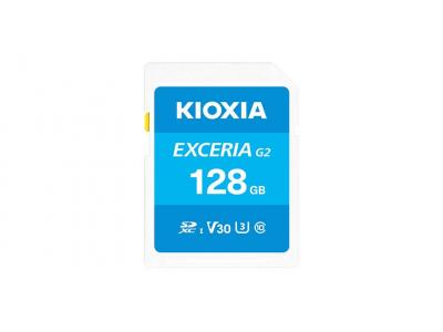 Thẻ nhớ SD KIOXIA EXCERIA G2 128GB CL10 UHS-I U3 V30 4K Đọc/Ghi: 100/50MB/s